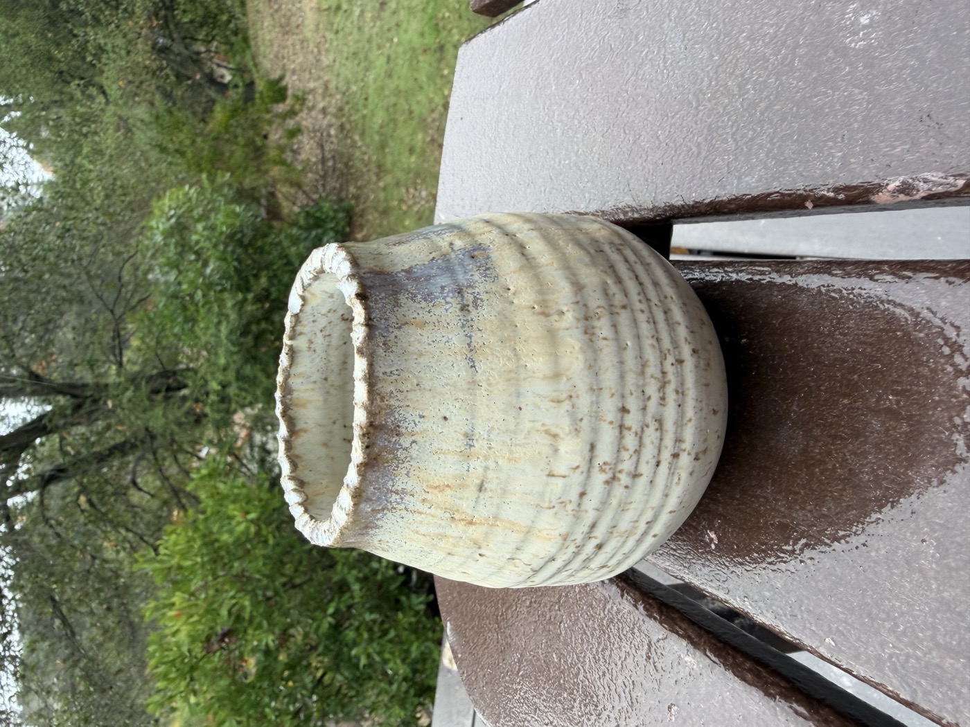 Handcrafted ceramic vessel